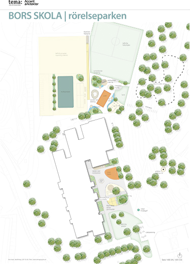 Illustration av förslaget Rörelseparken.