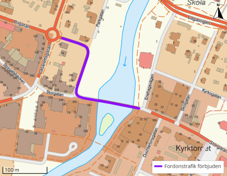 Pilgatan och Storgatan