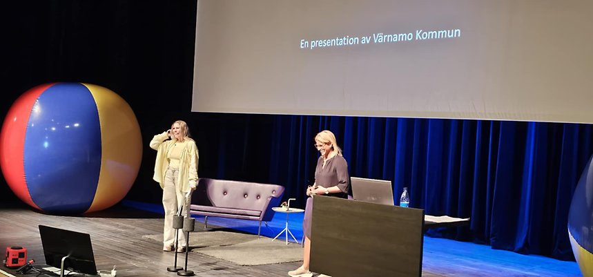 Marlene och Jennie från meborgarförvaltningen